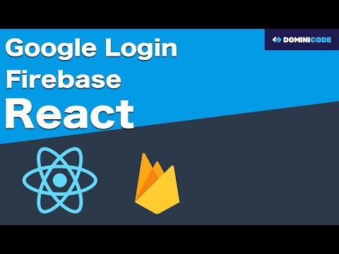 Como hacer un login google firebase en react