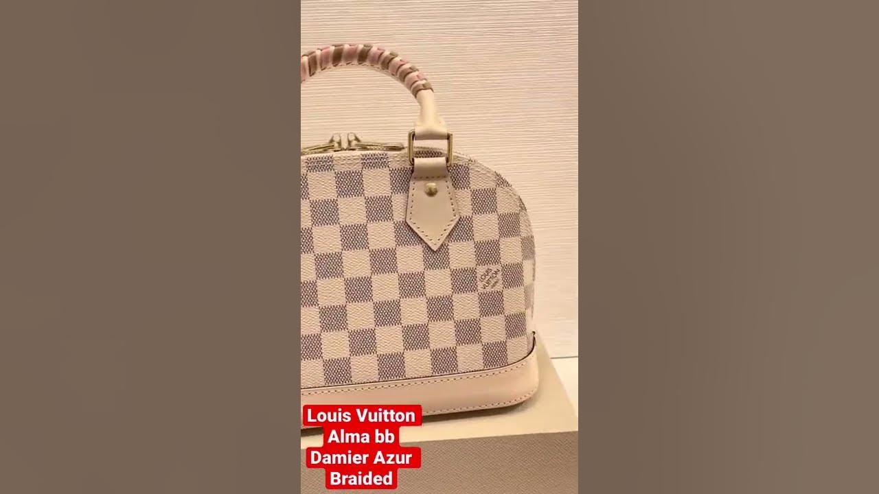 Louis Vuitton Alma BB Damier Azur Braided 