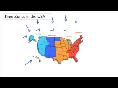 Time Zones in USA - YouTube