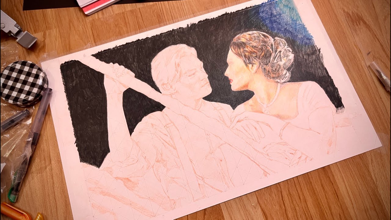 Drawing titanic artwork