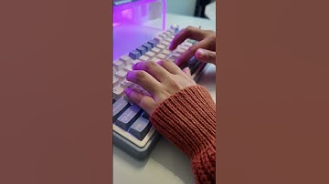 aula f75 typing asmr 💗 #mechanical #creamy #keyboard