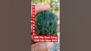 Quá Trình Điêu Khắc Thủ Công 1 Mặt Dây Chuyền Quan Vũ trên chất liệu Ngọc Bích P.2