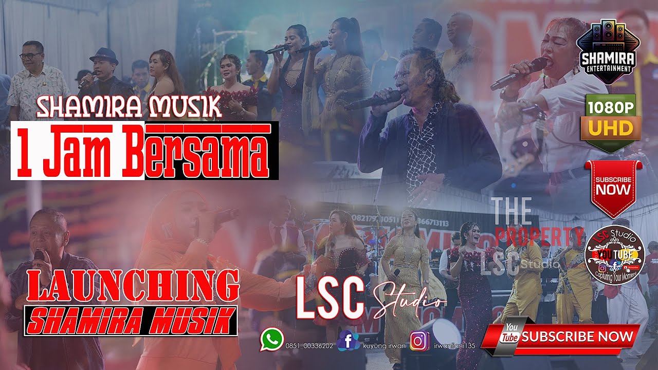1 JAM BERSAMA SHAMIRA MUSIK ( MALAM  LAUNCHING SHAMIRA MUSIK) Komplek BSD Sako Palembang