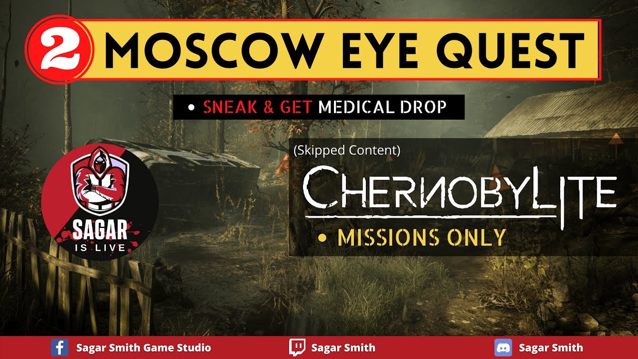 Chernobylite Mission 1: Moscow Eye Gameplay PC No Commentary | Chernobylite Medical Drop (2021)