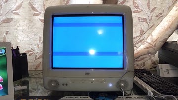 Sparkle Installs Mac OS X Tiger on a iMac Snow G3 600Mhz