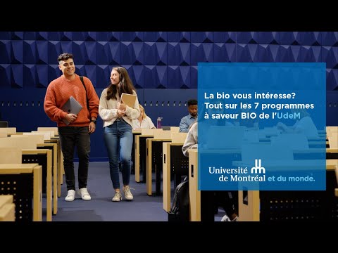 La bio vous intéresse? Tout sur les 7 programmes à saveur BIO de l'UdeM