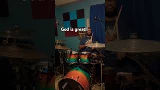 God is great drumless track #diemondstar #drumcover