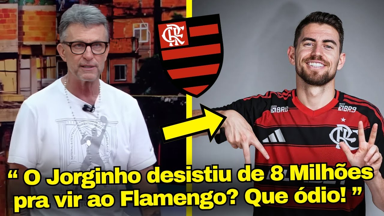 MIDIA PAULISTA VAI A LOUCURA COM ANUNCIO DE JORGINHO NO FLAMENGO HOJE! SAIBA TODOS OS DETALHES