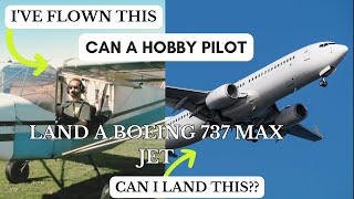 EPIC CHALLENGE: Ultralight Pilot vs. Boeing 737 Max Airliner - Can I Safely Land It?! 😱✈️