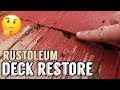 Deck Restoration - Rustoleum 10x - Before & After