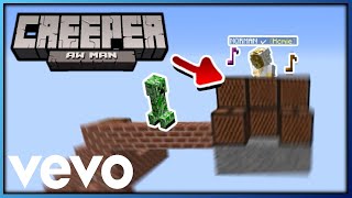 using CREEPER AW MAN to win skywars