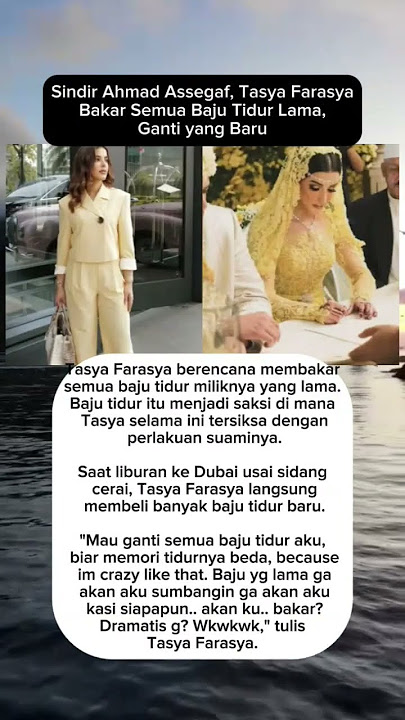 Taking a jab at Ahmad Assegaf, Tasya Farasya burns all her old pajamas and replaces them with new...