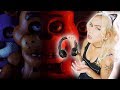 FUNNY GIRL PLAYS SCARY GAME: FIVE NIGHTS AT FREDDY&#39;S FOR THE FIRST TIME!