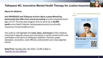 Side by Side with DMHDDSUS, Improving our system together: Oct. 6, 2025