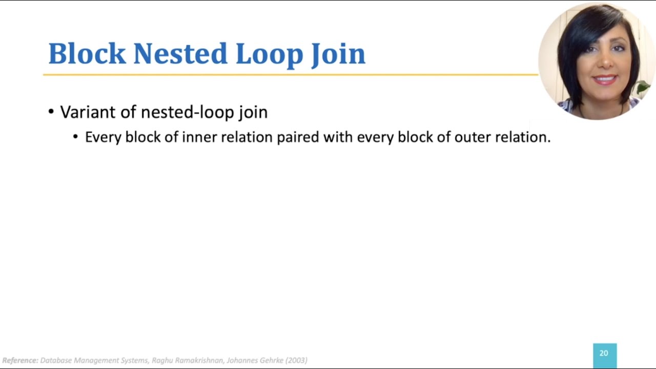 DBS 4.14. Block Nested Loop Join YouTube