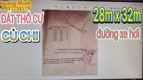 Đất thổ cư Củ Chi 28m x 32m đường ô tô, khu dân cư thuận tiện làm nhà vườn(Đã bán)