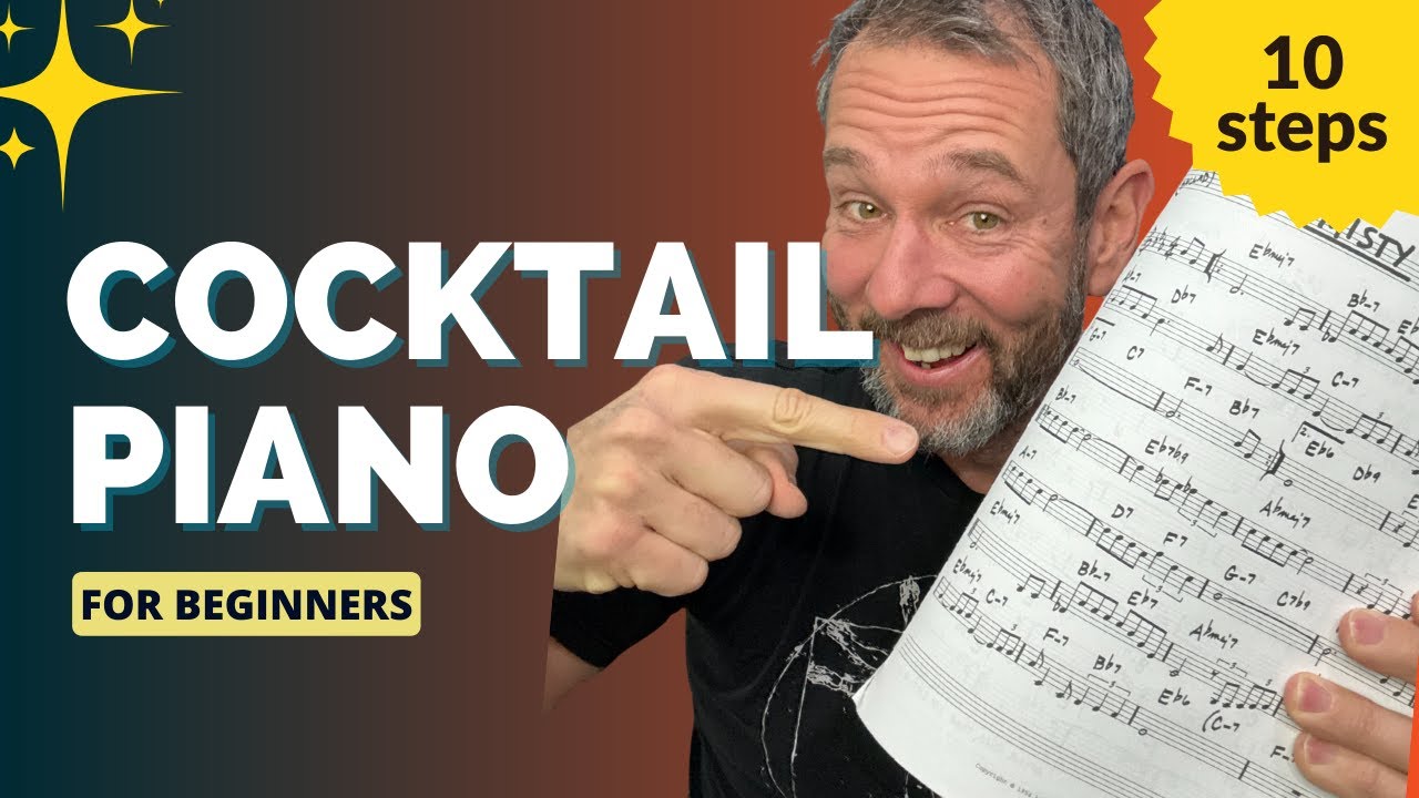 Игра на коктейльном фортепиано за 10 шагов (удобный для начинающих план)