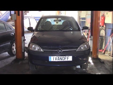 Ремонт автомобиля Opel Corsa 2003 1 7CDTi замена стартера