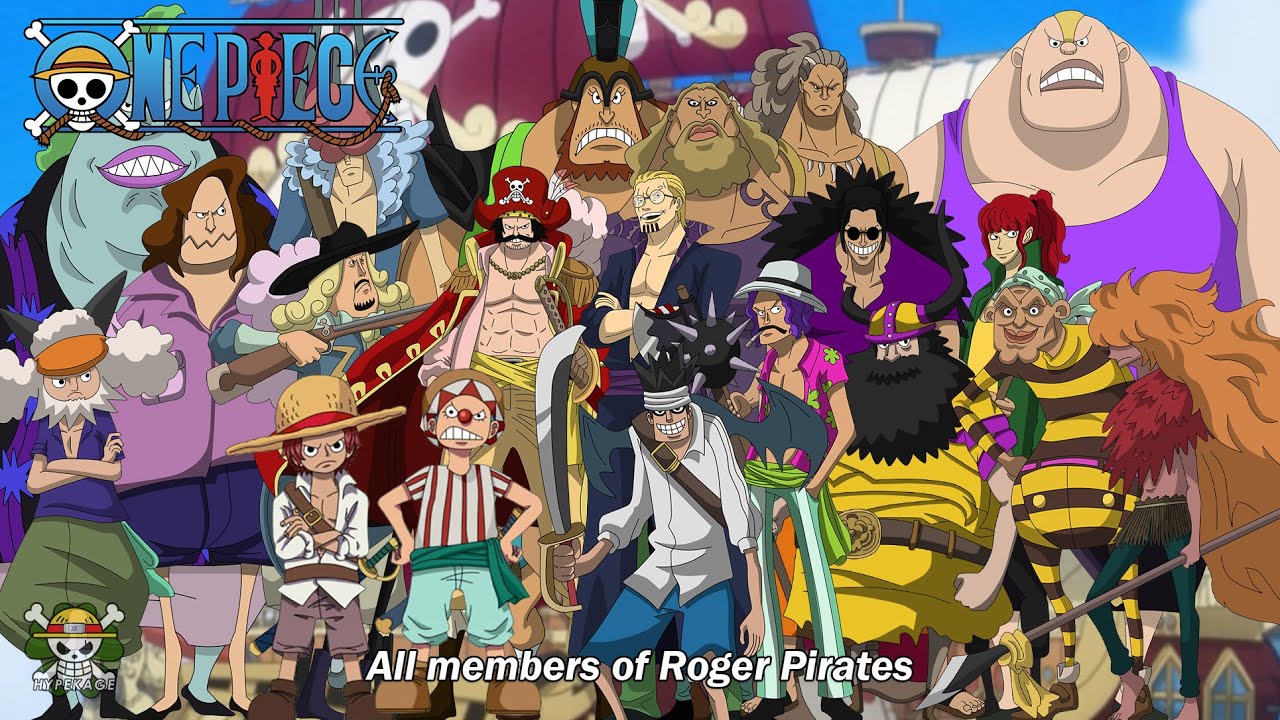 A Complete List Of Gol D Roger's Crew In One Piece