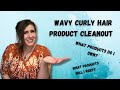 Wavy Curly Hair Product Clean-out: What Products Do I Own? What Will I Keep &amp; What Will I Give Away?