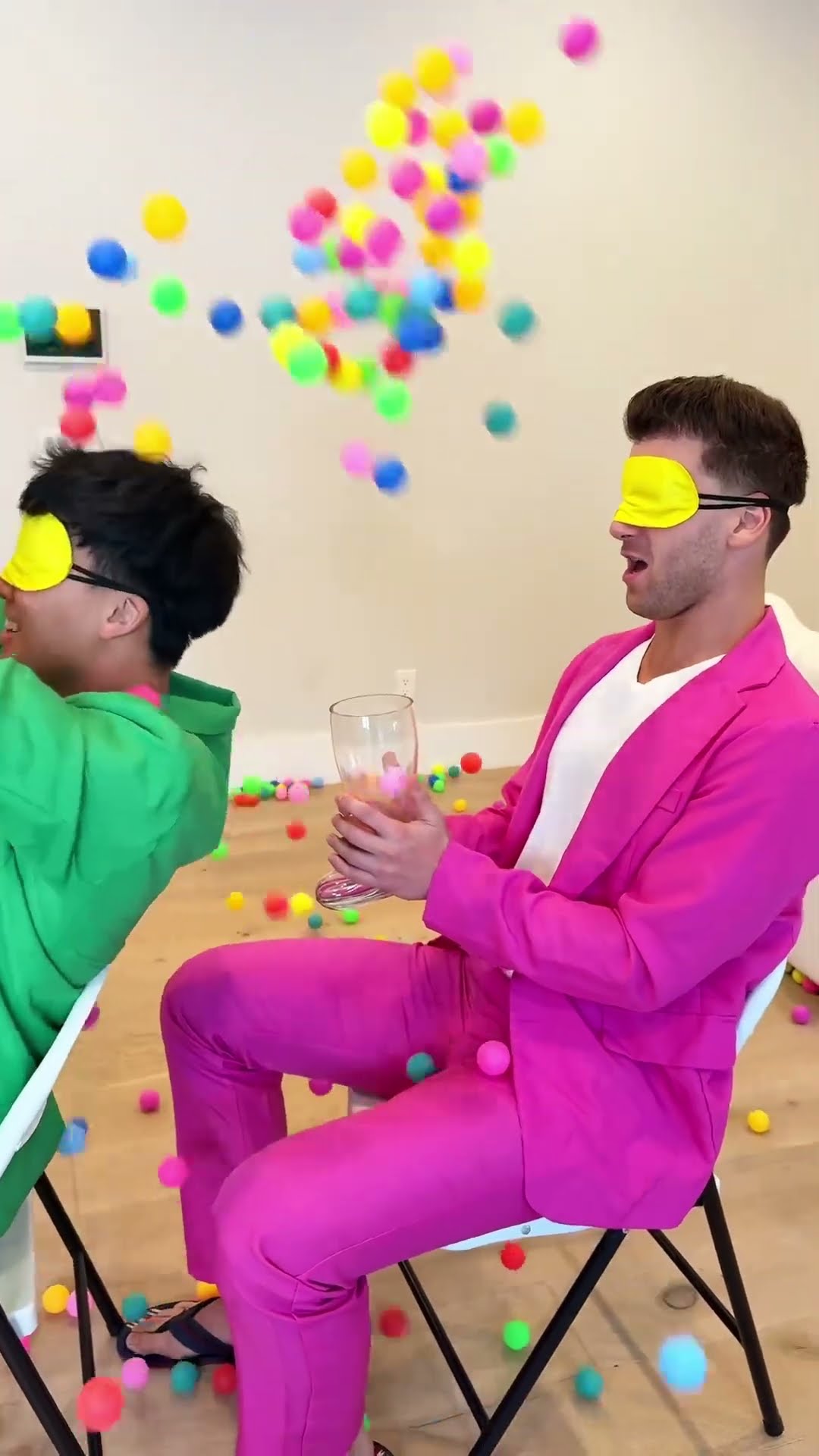 Pour Challenge With 10,000 Ping Pong Balls!
