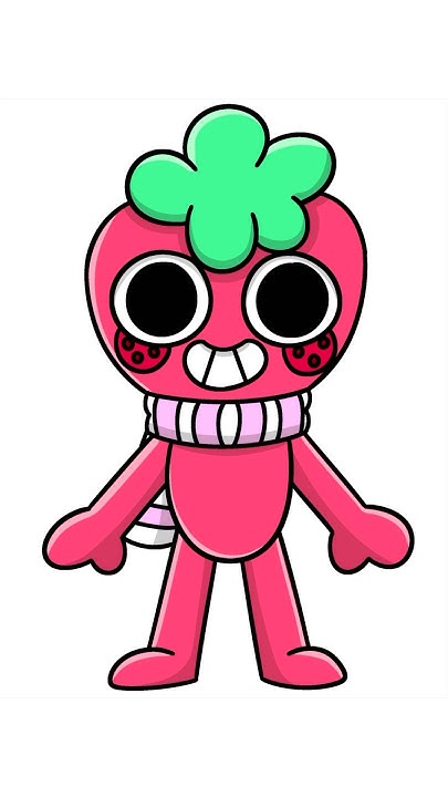 How To Draw Sprout From DANDYS WORLD! 🍓 #shorts #shortvideo # ...