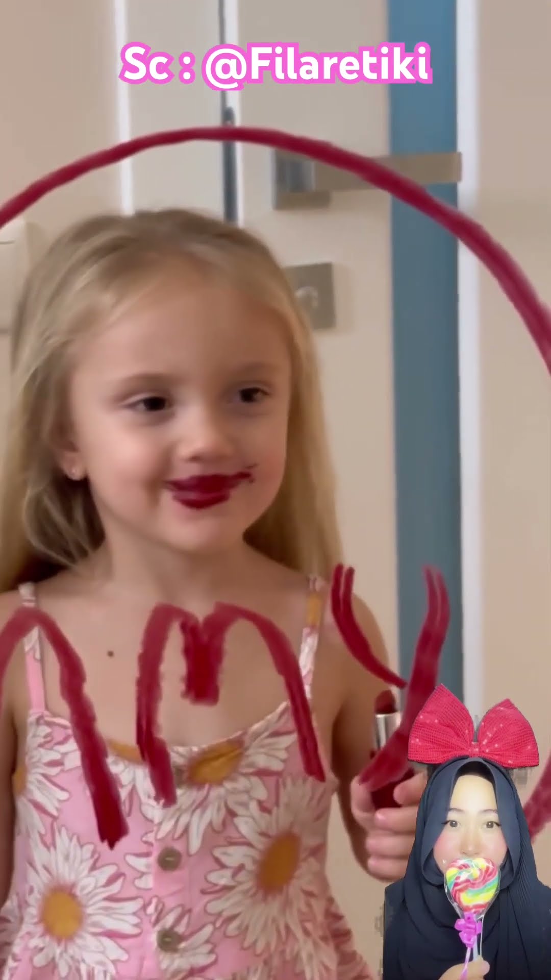 DIA RUSAKIN LIPSTIK MAMA ⁉️? tapi sebenarnya dia …? @Filaretiki #shorts #funny #dubbing