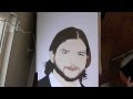 Ashton Kutcher - time lapse speed painting