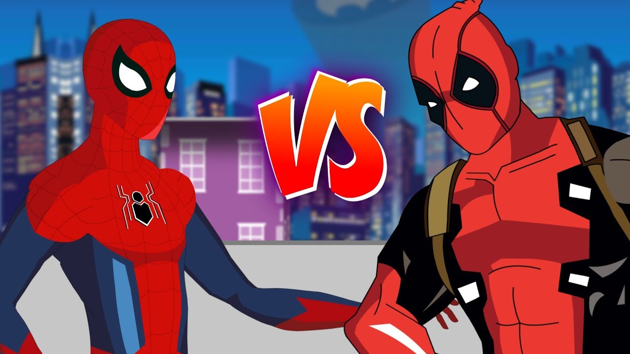 SpiderMan vs DeadPool - BATALLAS DE RAP ANIMADAS - YouTube
