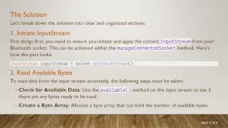 Android Bluetooth Communication: How to Read a String from Input Stream