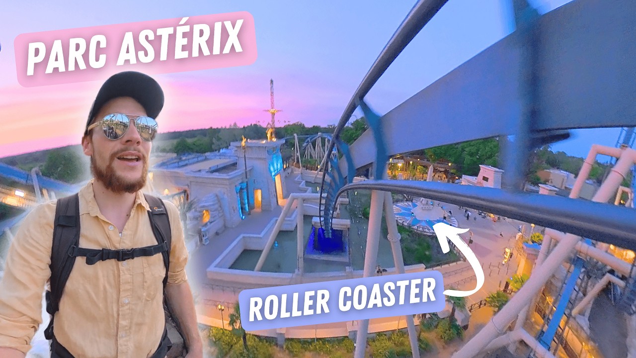 🎢PARC ASTERIX visite du parc et de ses roller coasters !