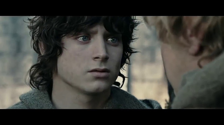YÜZÜKLERİN EFENDİSİ İKİZ KULELER / Sam Frodo Osgiliath Son Sahne