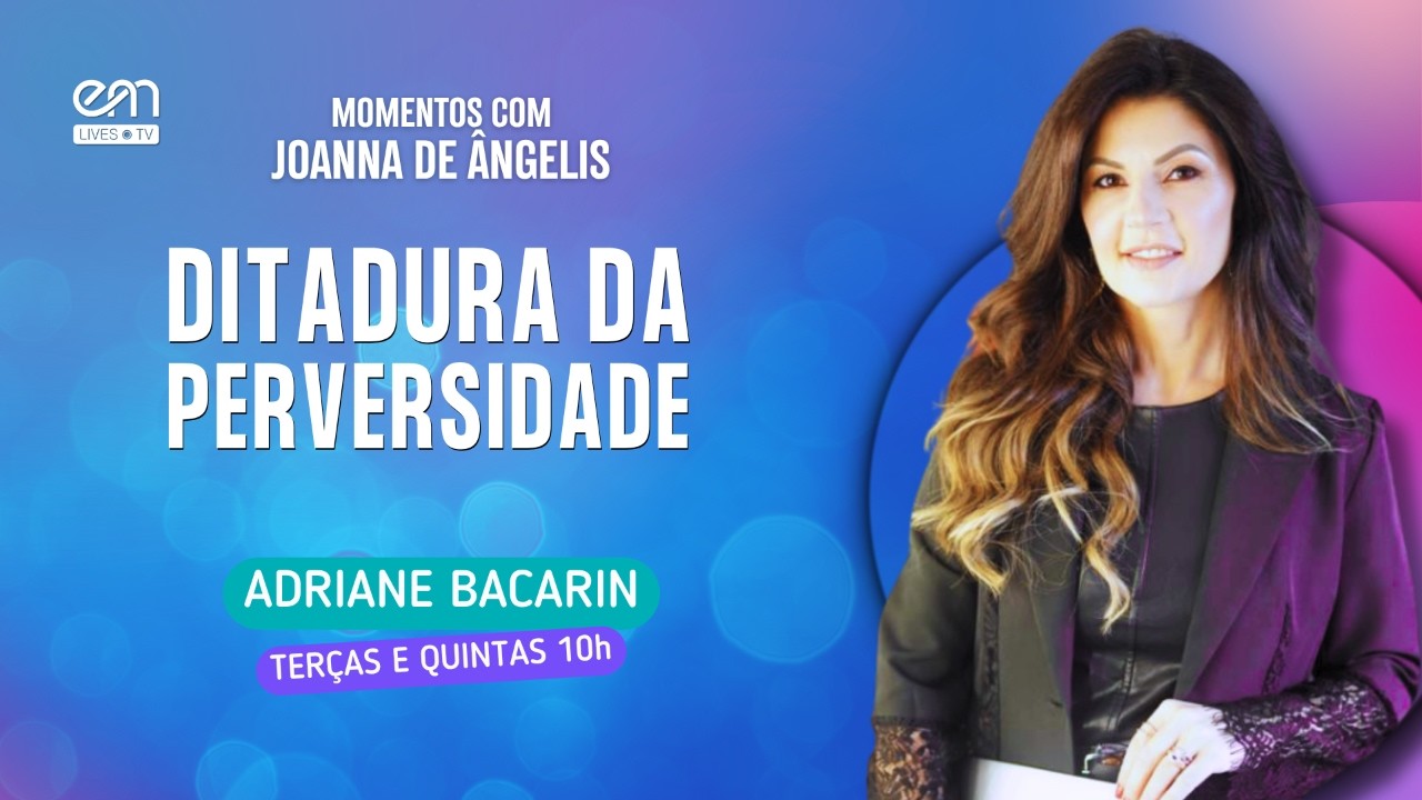 🌟 Produção Exclusiva EM Lives TV – Espiritismo e Mediunidade.

➡️ Série: Momentos com Joanna de Ângelis — Estudos e reflexões das obras de Joanna de Ângelis pela psicografia de Divaldo Pereira Franco.

📖 Livro: Luz nas Trevas — Autoria espiritual de Joanna de Ângelis, psicografia de Divaldo Franco — Ditadura espiritual.

🌟 Adriane Bacarin (PR), convidando-nos à vivência dos ensinamentos da benfeitora espiritual à luz da psicologia profunda e da espiritualidade.

📅  Data: 09/07/2026
📌 Terças e quintas | 🕒 10h

🌸 Apresentação: Adriane Viola Bacarin (PR) — Graduada em Administração de Empresas, Direito e Psicologia. Pós-graduada em Psicologia Analítica e Prática Clínica em Espiritualidade; Mestre em Literatura Comparada; Coordenadora de Estudos da Série Psicológica e Palestrante.

▶️ Assista à playlist completa:
https://www.youtube.com/playlist?list=PL6S9KEn3CGmVyr5hfpEEDXUKsiuOxbAQf

▶️ Inscreva-se na EM Lives TV:
YouTube – https://www.youtube.com/espiritismoemediunidade

🔹 Produção: EM Lives TV – Espiritismo e Mediunidade
🔹 Realização: EM Digital – Espiritismo e Mediunidade

🌐 Acesse nossas mídias sociais:
🔹 Site – https://emlives.tv
🔹 Facebook – https://www.facebook.com/espiritismoemediunidade
🔹 Instagram – https://www.instagram.com/espiritismo.mediunidade
🔹 TikTok – https://www.tiktok.com/@espiritismoemediunidade
🔹 Kwai – https://kwai.com/@Emlivestv
🔹 X – https://x.com/EMediunidade

#momentoscomjoannadeangelis #emlivestv #desperteesejafeliz #espiritismoemediunidade #joannadeangelis #divaldofranco #adrianebacarin #psicologiaespiritual #autoconhecimento #jesus #amor #paz #luznastrevas  #emdigital #perversidade