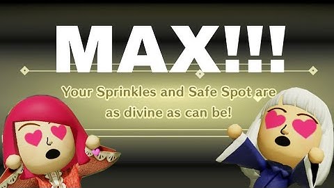 World record first ever maxed out sprinkles and safe spot in Miitopia Switch Demo
