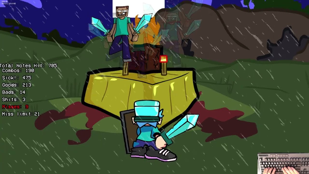 FNF Vs. Herobrine - No Escape (4k)