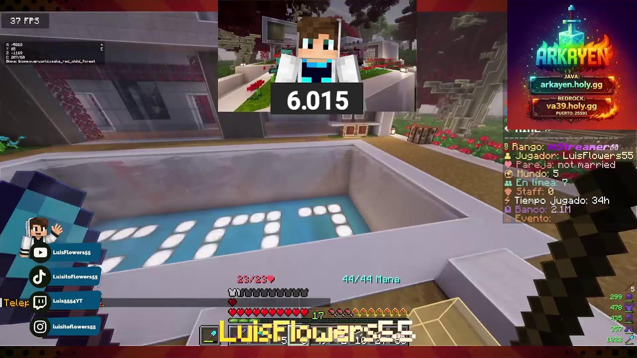 DECORANDO NUESTRA PARCELA CON SUBS 🌸🔥 | Survival en ARKAYEN 💎 