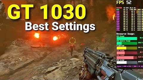 DOOM Eternal | GT 1030 OC | Dynamic Resolution ON/OFF | Best Settings