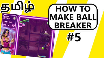 Unity2D Making First Physics Based 2DGame-BallBreakers part5||Unity tamil tutorials||Unity Tutorials