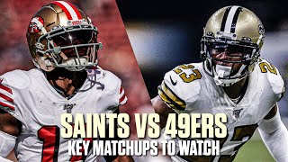 New Orleans Saints VS San Francisco 49ers Key Matchups | NFL Week 14 Matchups to Watch