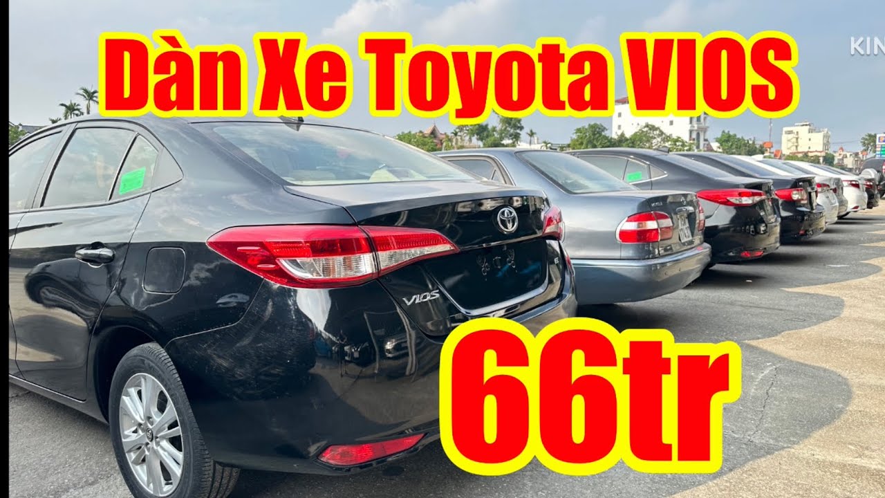 Lên sóng dàn xe Toyota Vios lành bền - Xe Quốc Dân - Giá chỉ 66tr - Vios Cũ 0816662386-0976227726
