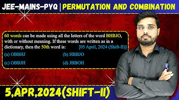 60 words can be made using all the letters of the word BHBJO, with or without meaning.