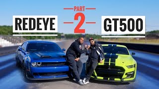 2020 Shelby GT500 Fights Dirty Vs Hellcat Redeye Widebody With This Mod