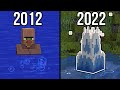 minecraft splashes 2012 vs now