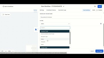 New Filter and Status for documents and contracts in Workflow Action and Triggers #gohighlevel