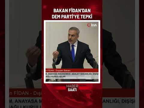 Bakan Fidan: Sizin için Suriye Kürtlerden, Kürtler de PKK'dan ibaret #HakanFidan #TBMM