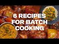 Delicious vegan batch cooking recipes
