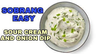 Sour Cream and Onion Made Easy