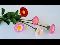 How To Make English Daisy Paper Flower / Paper Flower / Góc nhỏ Handmade