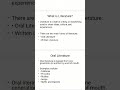 Oral and Written Literature #africa #Literature