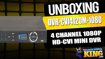 Unboxing: CVI 4 Channel Mini - DVR-CVI4120M-1080